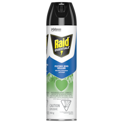 Raid® EssentialsTM products are made with a plant-based active ingredient, derived from the chrysanthemum flower. Helps you work smarter, not harder, to fight bugs.