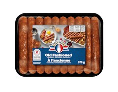 Authentic breakfast sausages, perfect for game day! Olymel sausages are always made with verified Canadian pork, gluten free and exempt of artificial flavours.  Proud partner of the National Hockey League®.