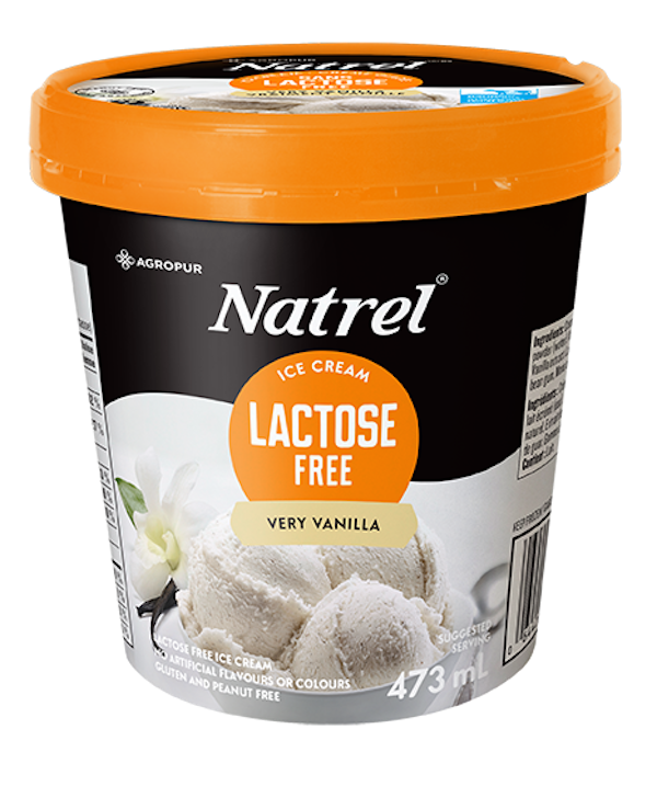 Discover Natrel Lactose Free Ice Creams. Our products are made of 100% Canadian milk. What’s more, we only use natural flavours and colours. All in our strive for giving you a delicious treat you can enjoy with a spoon, in your recipes, milkshakes and more. Refresh your ideas with Natrel Lactose Free Ice Creams.