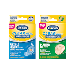 Dr. Scholl’s® Clear Away®: Maximum Strength Without a Prescription to Remove Warts Fast