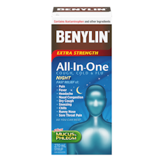BENYLIN® translates your symptoms so you can rest and perform better tomorrow.