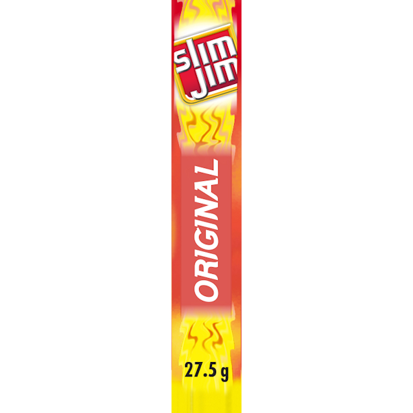 Slim Jim is a convenient, on-the-go, one-of-a-kind snack with an intense flavour and iconic snap that people love. Each Slim Jim offers a good source of protein and is a great lunch-bag addition or afternoon snack.