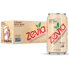Sweetened with plant-derived stevia leaf extract, Zevia isthe naturally sweetened pop you and your family will crave. Always zero zero sugar, zero calories, with no artificial sweeteners!