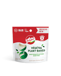 Introducing Babybel® Plant-Based, the new dairy-free snack! The same unique experience we know from Babybel, now in a certified plant-based, non-GMO project and 'Vegan Society' version that the whole family will love! The product is coming in a convenient 5 portions format, perfect for lunchbox or to grab on your way out. A great option for vegans, flexitarians or simply the curious!
