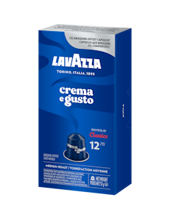 NEW LAVAZZA NESPRESSO COMPATIBLE CAPSULES IN ALUMINIUM. 100% AUTHENTIC ITALIAN ESPRESSO TASTE.