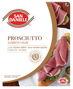 When it comes to Italian deli meats, none is more revered than prosciutto, and no prosciutto is more adored than our own San Daniele® Prosciutto. Made according to old-world tradition, San Daniele® is the #1 Prosciutto brand in Canada*. **Claim based on MarketTrack Service for the Luncheon Meats category, 52 weeks ending Jan 29, 2022 for the National Branded Sliced Genoa & A/O Dry Cured segments and GB+DR+MM+GM+WC Channel. Copyright (c) 2018, The Nielsen Company.
