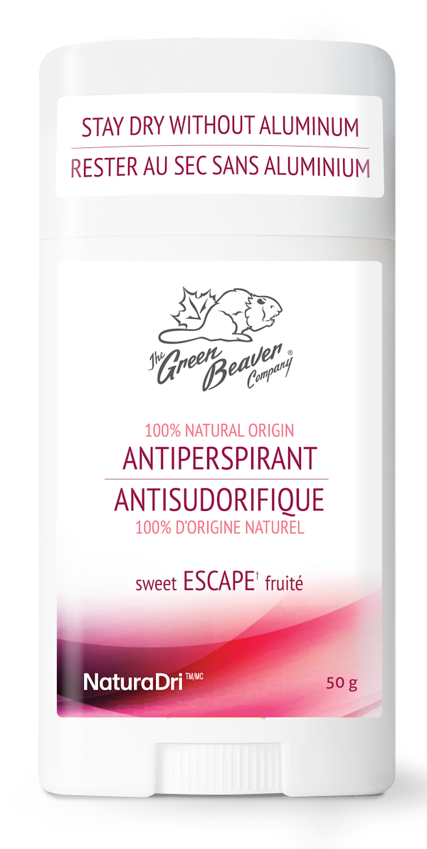 Green Beaver’s natural aluminum-free antiperspirants offer you 24-hour clinically proven protection without any harmful ingredients. Our unique NaturaDri technology uses natural plant extracts and flower waxes to keep you confident and dry. Available in a variety of 100% natural and fresh scents.
