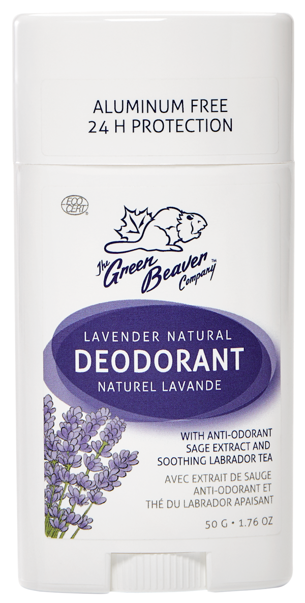 Green Beaver’s 100% natural deodorants offer maximum protection without aluminum or any other harmful ingredients. Our natural deodorants, clinically proven to protect you against odors, are made with plant-based ingredients like sage and Labrador tea to protect you against odors for up to 24 hours. Available in a variety of 100% natural and fresh scents.