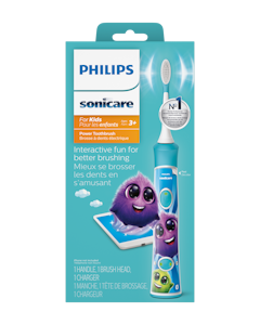 The Philips Sonicare For Kids Bluetooth-enabled toothbrush interacts with a fun app that helps kids brush better and for longer. Kids have fun while learning techniques that will last a lifetime.